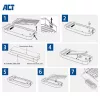 ACT USB 40Gbps M.2 2280 NVMe / PCIe SSD korpuss, bez instrumentiem