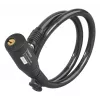 Hama 00178137 velosipēda slēdzene Melna 650 mm Troses slēdzene