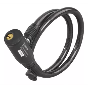 Hama 00178137 velosipēda slēdzene Melna 650 mm Troses slēdzene