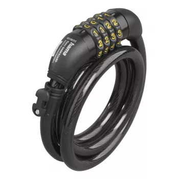 Hama 00178135 velosipēda slēdzene melna 1200 mm kabeļa slēdzene