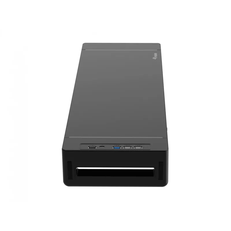 Monitora statīvs EQUIP Ergonomisks monitora statīvs ar USB (USB-A x4, USB-C x1), brīvi stāvošs, 25 kg, melns
