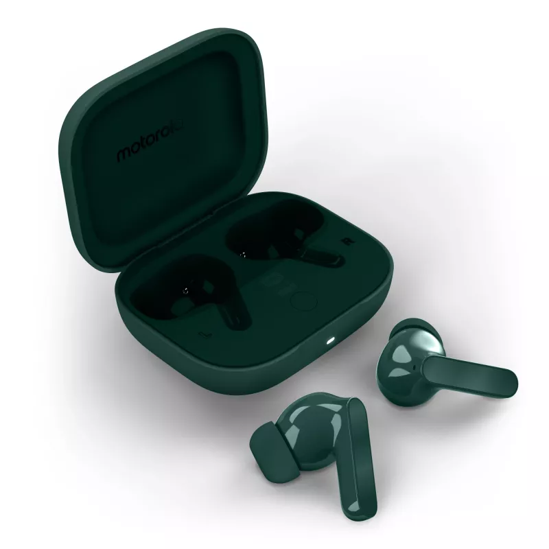 Motorola Moto Buds Bass austiņas True Wireless Stereo (TWS) Ievietojamās Zvani/Mūzika Bluetooth Zaļa