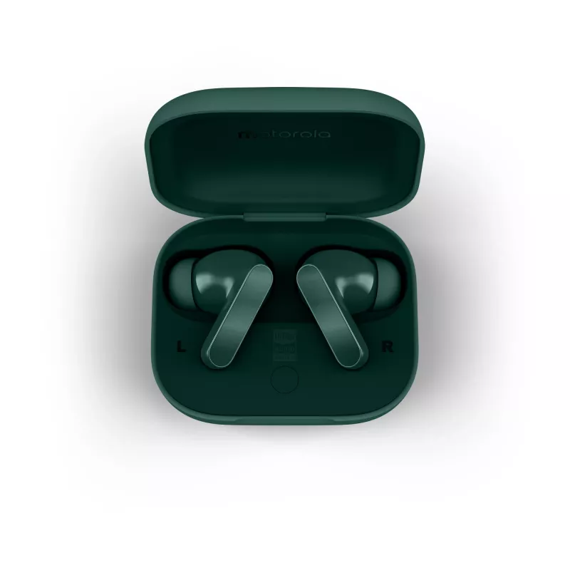 Motorola Moto Buds Bass austiņas True Wireless Stereo (TWS) Ievietojamās Zvani/Mūzika Bluetooth Zaļa
