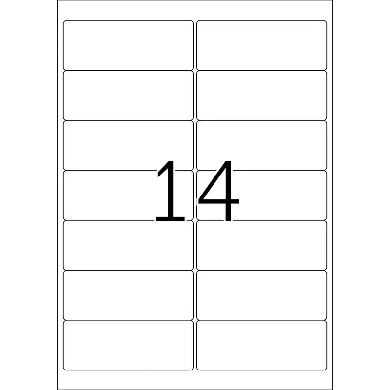 Adrešu uzlīmes Premium HERMA 5076 A4 99.1x38.1 mm