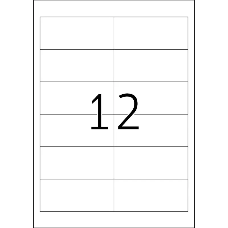 Pašlīmējošā printera uzlīme HERMA Labels Premium A4 97x42.3 mm