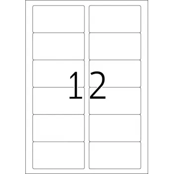 Adrešu uzlīmes Premium HERMA A4 88,9x46,6 mm 1200 gab.
