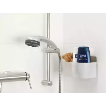 tesa Powerstrips Waterproof dušas grozs, nerūsējošais tērauds, 59711-00000