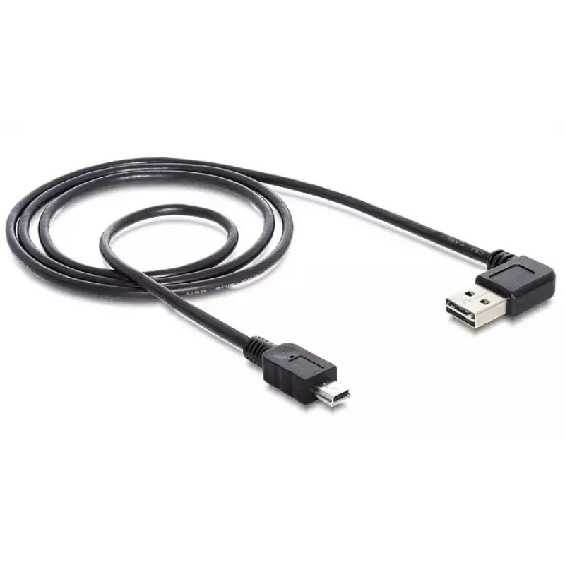 USB kabelis DeLOCK 5m USB 2.0 A - miniUSB v/v 83381 Melns