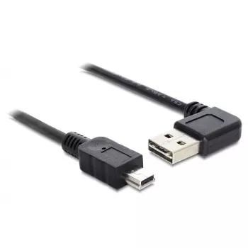 USB kabelis DeLOCK 5m USB 2.0 A - miniUSB v/v 83381 Melns