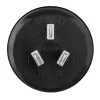 Hama 00108882 strāvas kontaktdakšas adapteris Type F Type I (AU) Melns