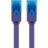 Plakans Patches Kabelis Goobay CAT 6A U/UTP Violets 1m