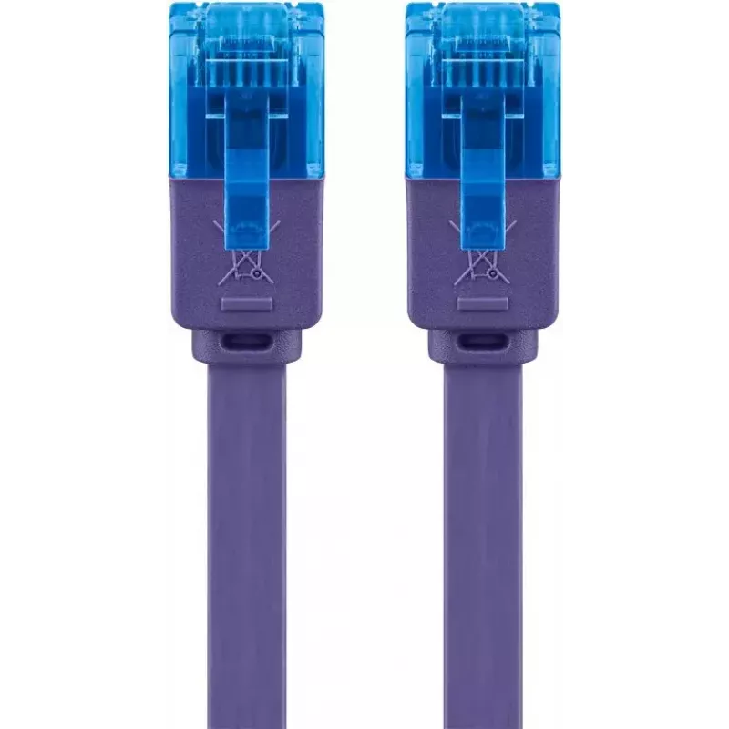 Plakans Patches Kabelis Goobay CAT 6A U/UTP Violets 1m