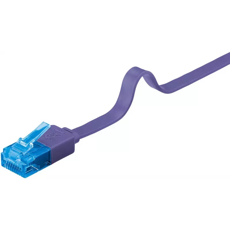 Plakans Patches Kabelis Goobay CAT 6A U/UTP Violets 1m