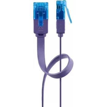 Plakans Patches Kabelis Goobay CAT 6A U/UTP Violets 1m