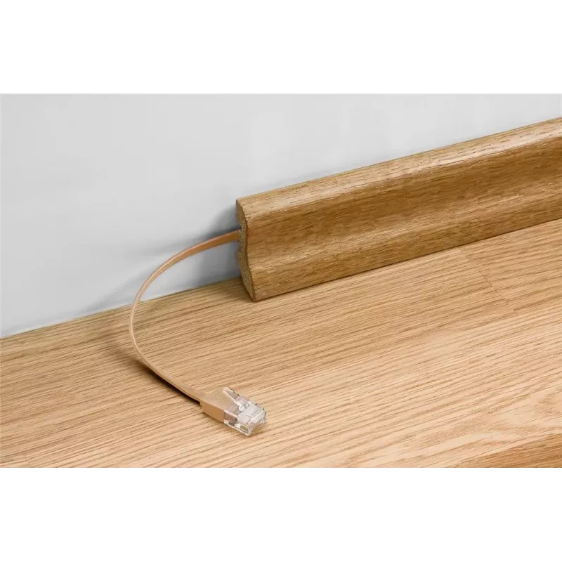 Plakans komutācijas kabelis Goobay CAT 6A U/UTP zils 3m