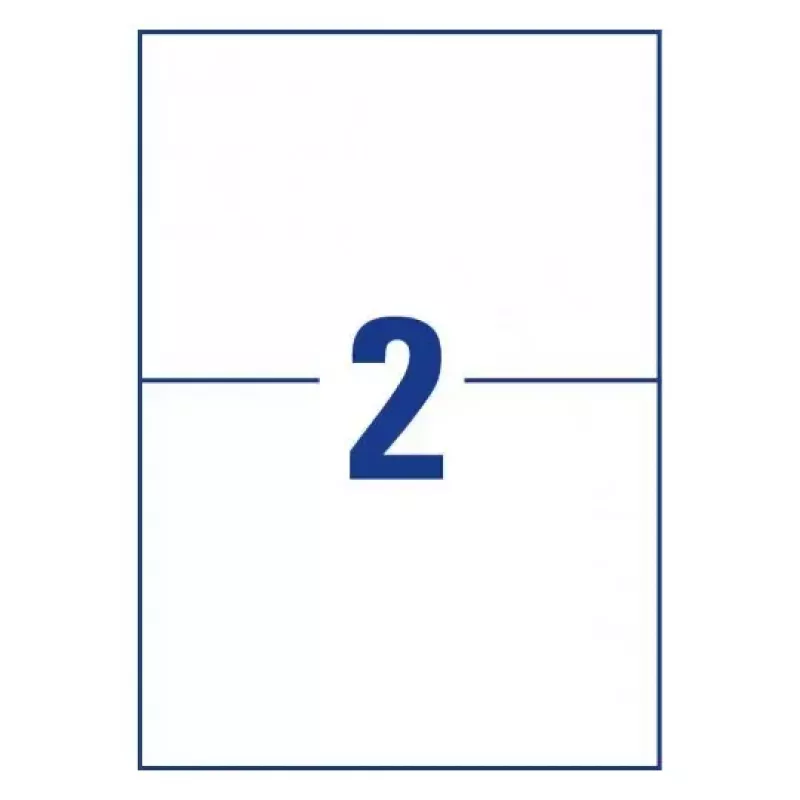 Uzlīmju loksnes Avery Zweckform modelis 6176 — 210 × 148 mm drukājamas loksnes, iepakojuma formāts