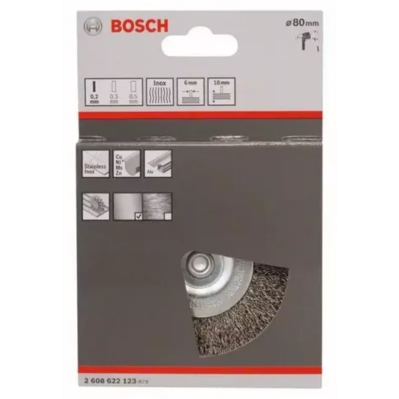 Stiepļu ritenis Bosch 2 608 622 123 8 cm Kāta diametrs 6 mm