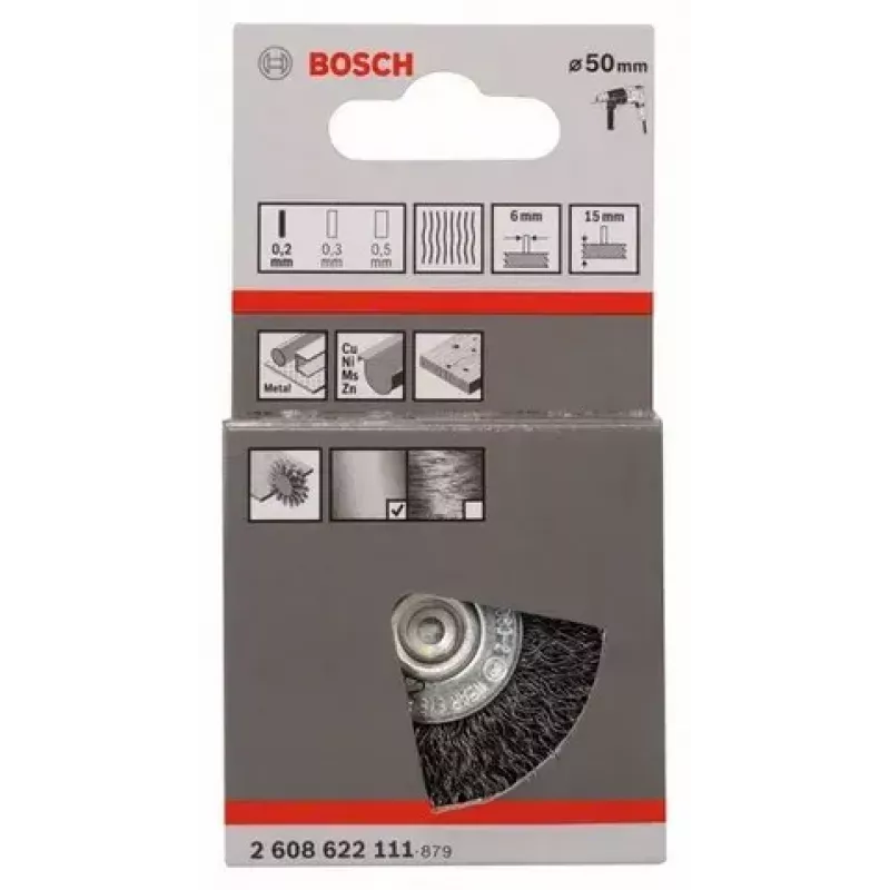 Bosch 2 608 622 111 stiepļu ritenis/stiepļu suka 5 cm