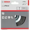 Iepriekšējas pulēšanas suka Bosch Clean for Metal Tapered Brushes Crimped Wire