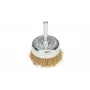 Kausa stiepļu suka, rievota, ar misiņa pārklājumu, Bosch 2608622008, diametrs 5 cm