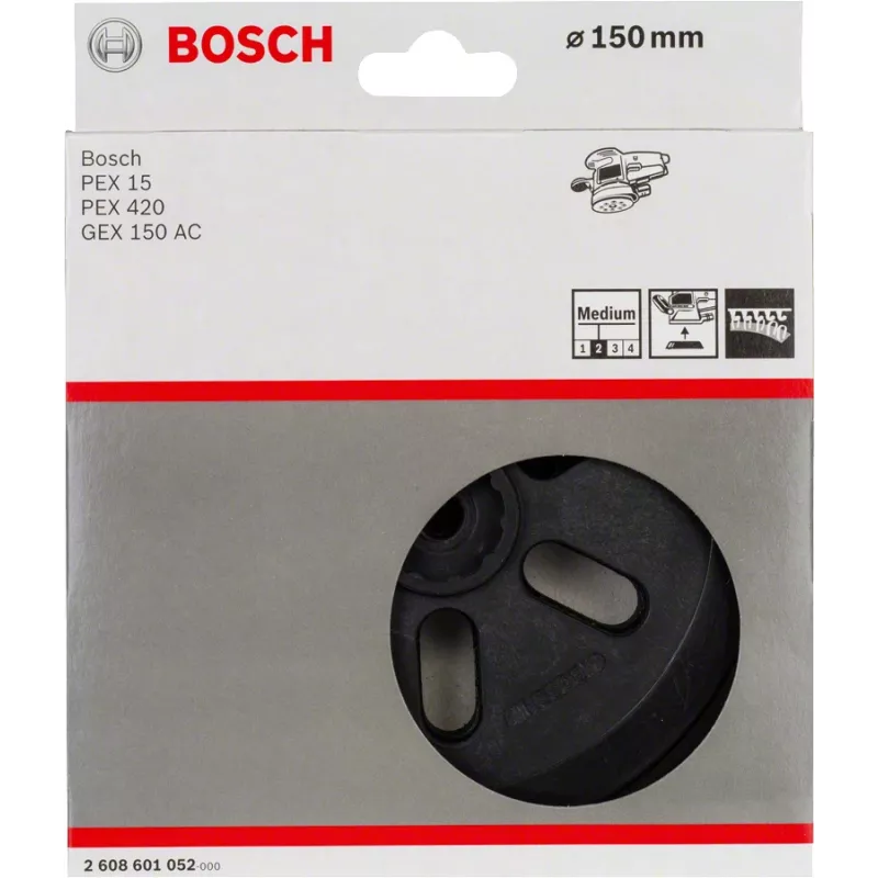 Bosch 2 608 601 052 slīpmašīnas piederums 1 gab. Slīpēšanas paliktnis