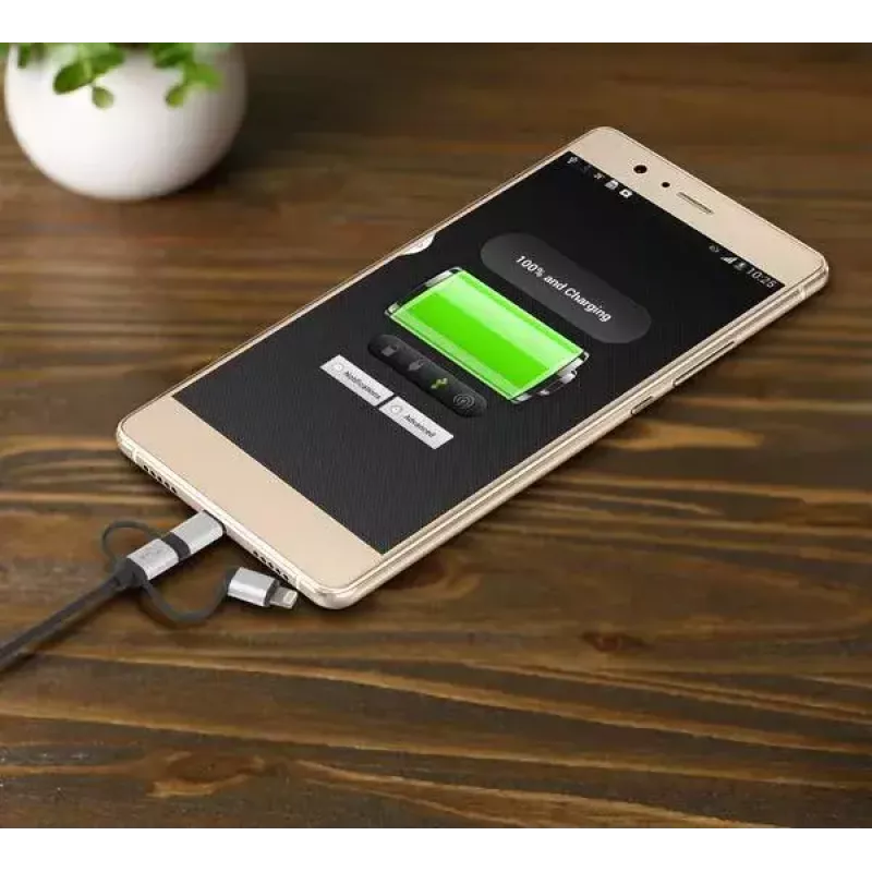 USB kabelis Renkforce RF-4600467 0,5 m USB A USB C/Micro-USB B/Lightning Pelēks
