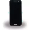 Samsung Galaxy A3 2017 OEM GH97-19732A displeja komplekts — melns rezerves ekrāns