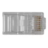 ACT RJ45 (8P/8C) moduļu savienotājs plakanajam kabelim