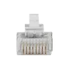 ACT RJ45 (8P/8C) ekranēts modulārais savienotājs apaļam kabelim ar dzīslu vadiem