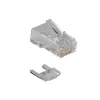 ACT RJ45 (8P/8C) CAT6 modulārs savienotājs apaļajam kabelim ar cietiem vai savītiem vadiem