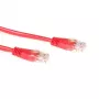 ACT sarkans 20 metru U/UTP CAT5E komutācijas kabelis ar RJ45 savienotājiem
