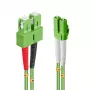 Lindy 46324 InfiniBand/optiskās šķiedras kabelis 10 m 2x LC 2x SC zaļš