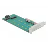 Expansion Card DeLOCK PCI Express x4 to M.2 Key B + M - Low Profile