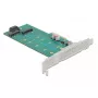 Expansion Card DeLOCK PCI Express x4 to M.2 Key B + M - Low Profile