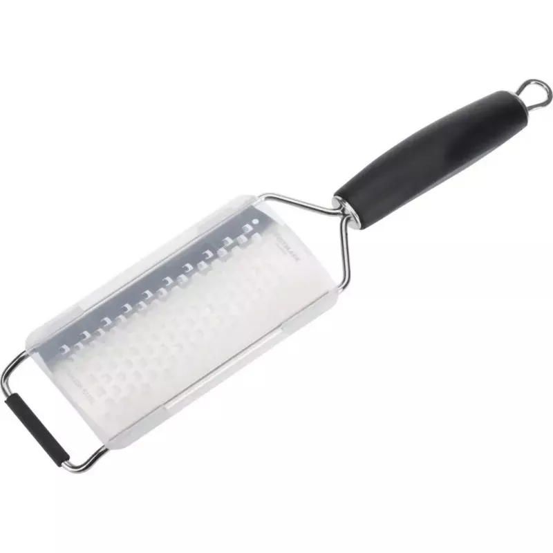 Plakanā rīve Westmark Technicus-Square, nerūsējošā tērauda asmens, melns TPE rokturis, 65×28×325 mm