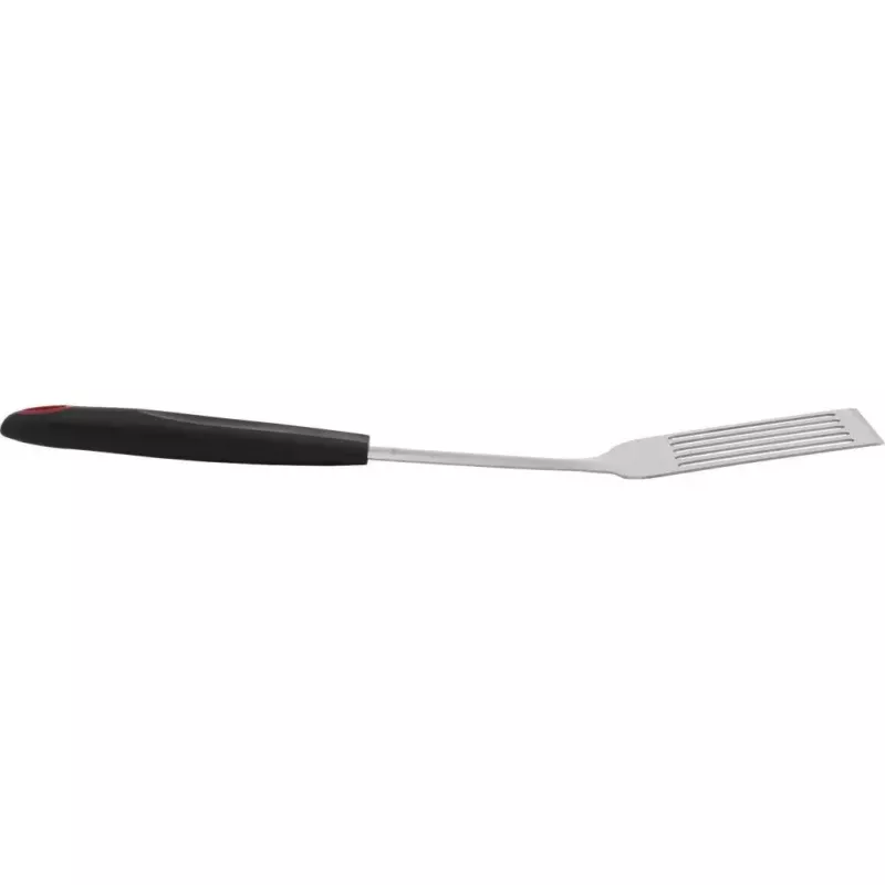Vārīšanas lāpstiņa Westmark 15092280 — plastmasas/TPE galviņa, nerūsējošā tērauda rokturis, 430×88×25 mm, melna/sarkana