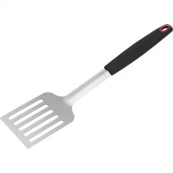 Vārīšanas lāpstiņa Westmark 15092280 — plastmasas/TPE galviņa, nerūsējošā tērauda rokturis, 430×88×25 mm, melna/sarkana