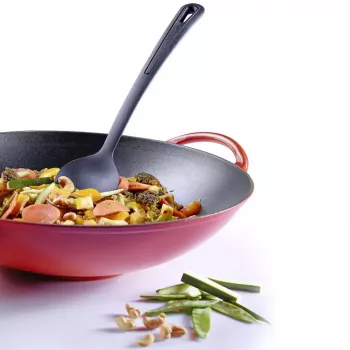 Wok spoon Westmark Gentle Plus, poliamīds, garums 315 mm, platums 72 mm, melna