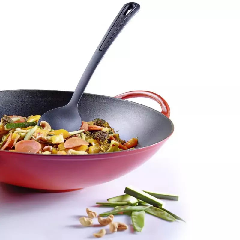 Wok spoon Westmark Gentle Plus, poliamīds, garums 315 mm, platums 72 mm, melna