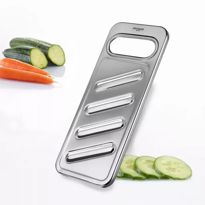 Plakanā rīve Westmark Steel modelis 10062270 — nerūsējošais tērauds, 103 × 10 × 243 mm
