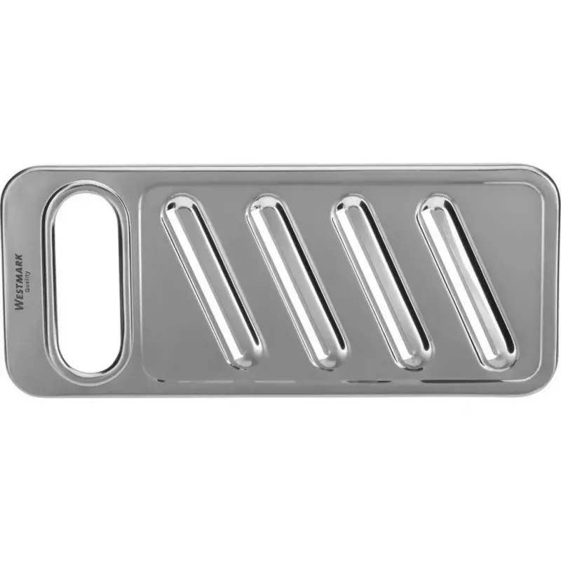 Plakanā rīve Westmark Steel modelis 10062270 — nerūsējošais tērauds, 103 × 10 × 243 mm