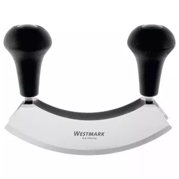 Gaļas mašīnās asmens Westmark Due — nerūsējošā tērauda asmens, plastmasas korpuss, 126×170×38 mm
