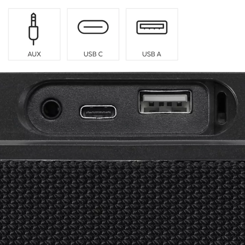 Hama Mate Pro stereo pārnēsājamais skaļrunis Melns 60 W