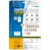 HERMA 10761 pašlīmējošās etiķetes Apaļa Pastāvīga Brūna 4 cm 480 gab.