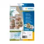 Pašlīmējošā uzlīme HERMA 10763 Pastāvīga Brūna 360 gab. Elipse 63,5x42,3mm