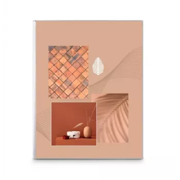 Hama Singo II fotoalbums Terakota 40 loksnes Perfekta iesiešana