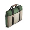 Hama Silvan 35.8 cm (14.1 inch) Toploader bag Beige, zaļa