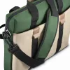 Hama Silvan 35.8 cm (14.1 inch) Toploader bag Beige, zaļa