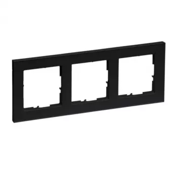 Legrand 765383 sienas plāksne/slēdža pārsegs melns
