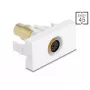 DeLOCK 90873 kabeļu savienotāju adapteris Mini-DIN 6 kontaktu Balts